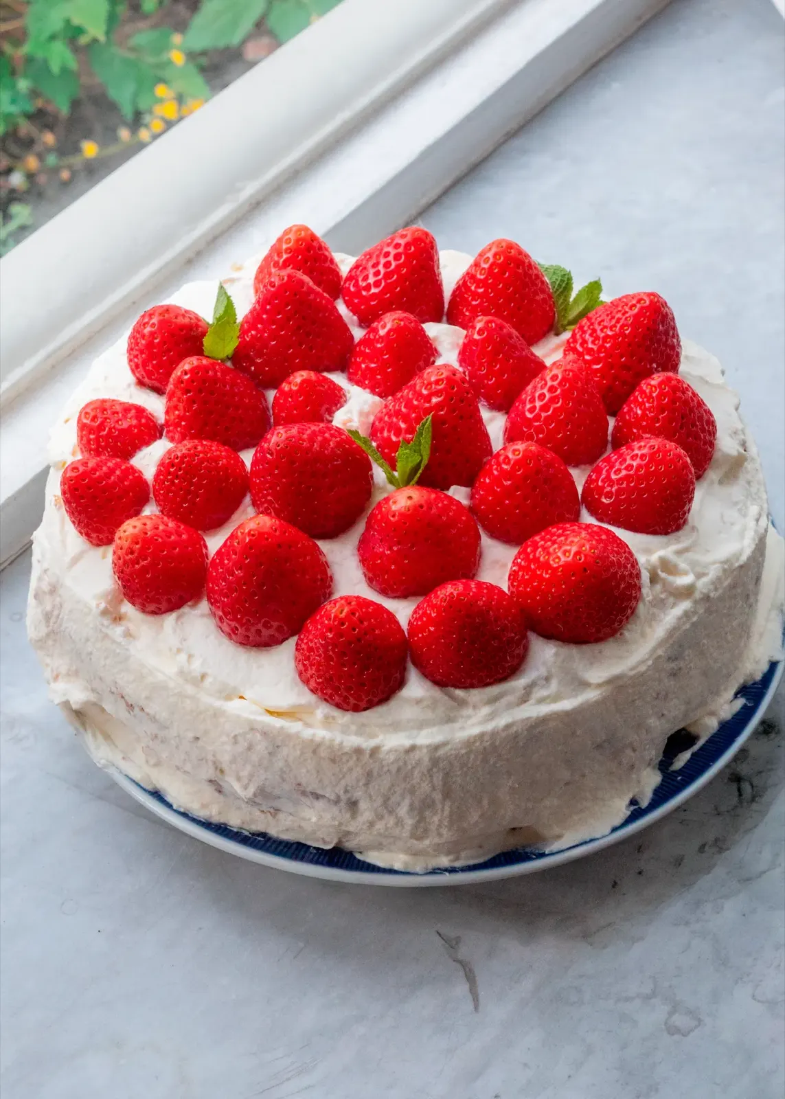 glutenfri sommartårta