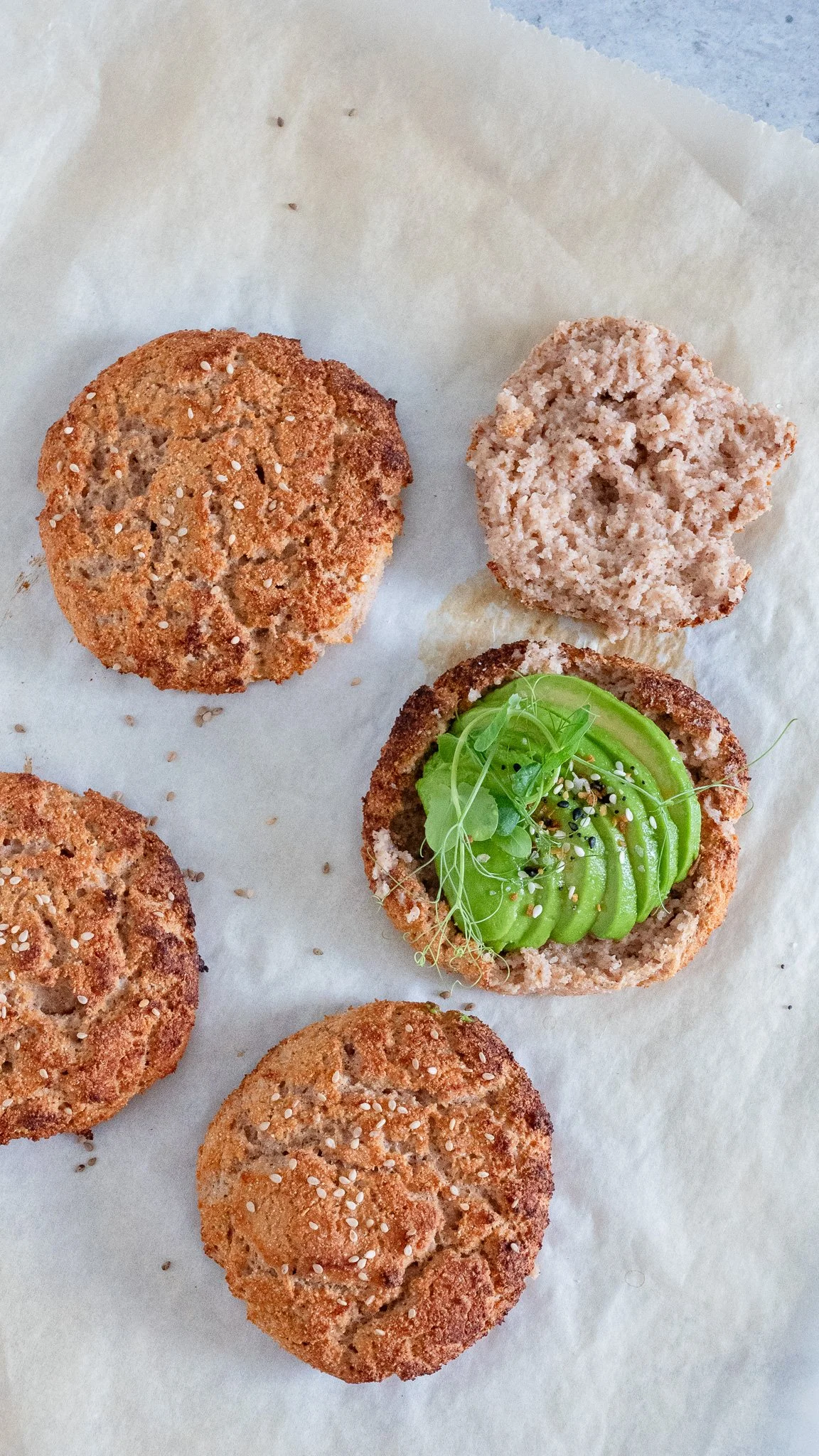 glutenfreie Quarkbrötchen