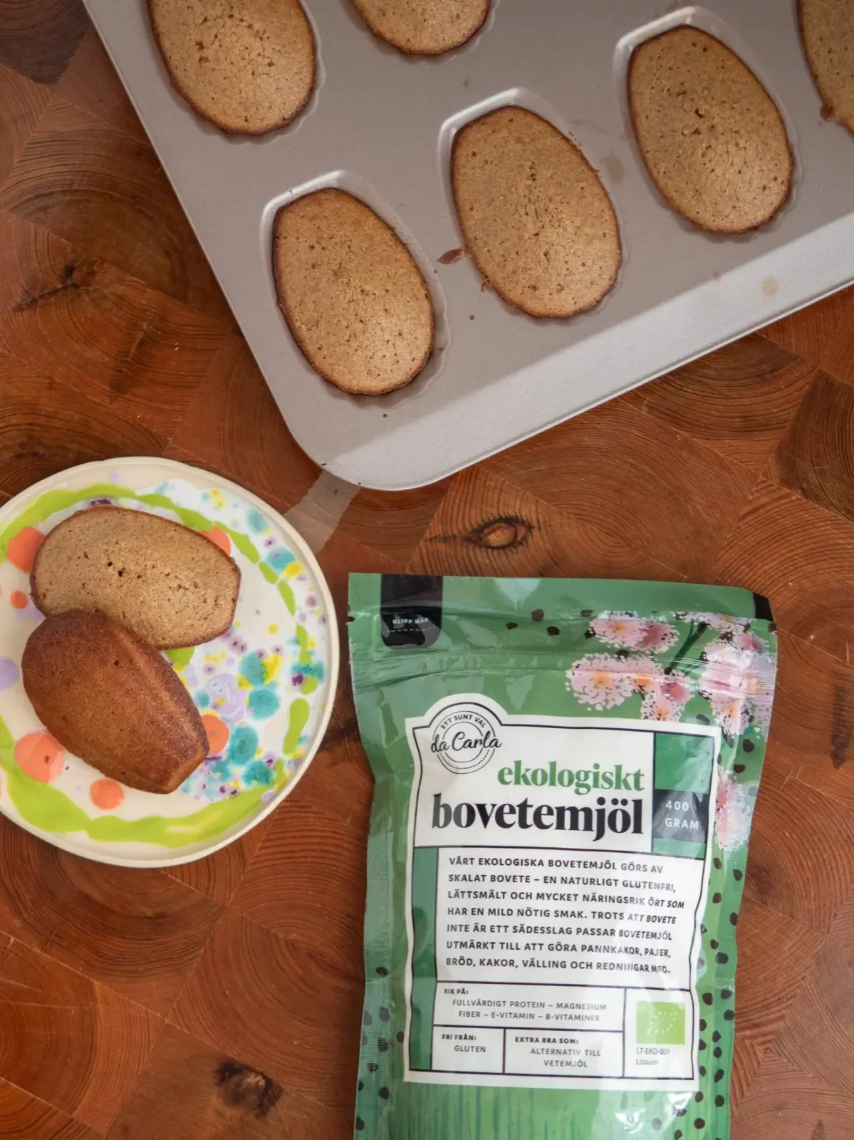 glutenfria madeleines