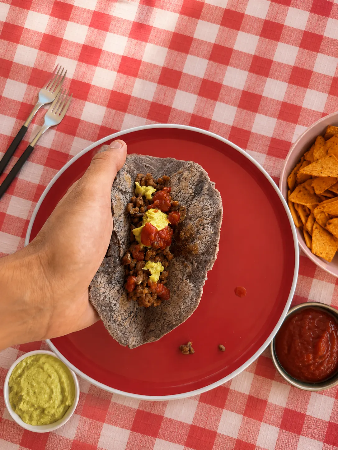 selbstgemachte Taco-Schalen